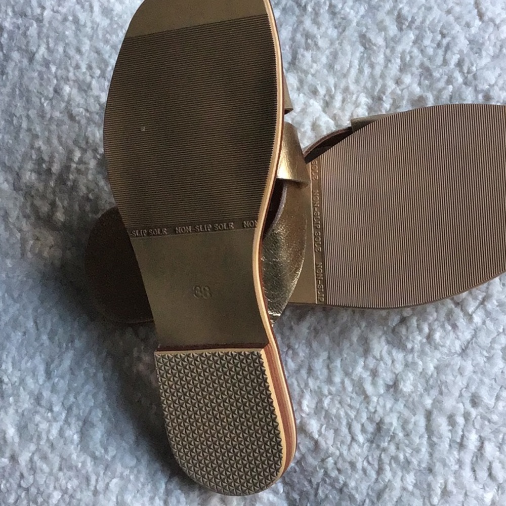 Style Park 1 Gold Women's Sandals - Picture 4 of 6